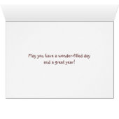 Pink Birthday Daisy für Oma (Innenansicht Horizontal (Unten))