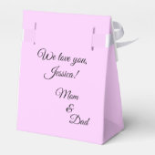 Pink Birthday Geschenkschachtel (Rückseite)