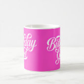Pink Birthday Girl Kaffeetasse (Mittel)