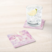 Pink Birthday Party Einhornpapier Untersetzer (Vor Ort)