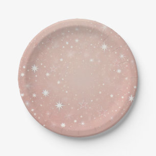 Pink Birthday Party Paper Plate Benutzerdefinier Pappteller