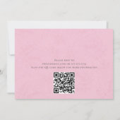 Pink Birthday Whimsical Niedlich Cupcake Simple Einladung (Rückseite)