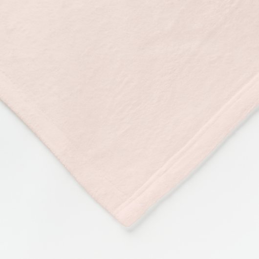 Pink bis Peach Sunset Ombre mit anpassbarem Text Fleecedecke (Ecke)