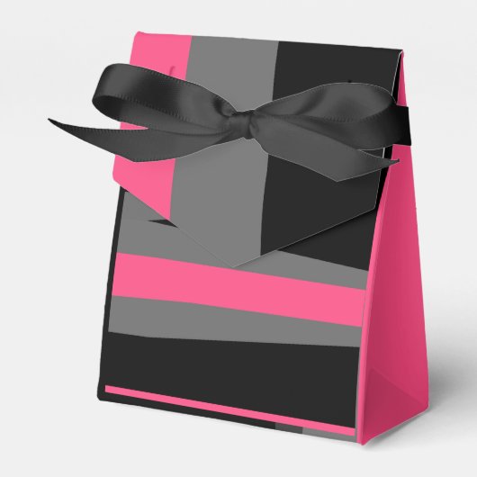 Pink Black and Gray Gevor Box Geschenkschachtel (Vorderseite)