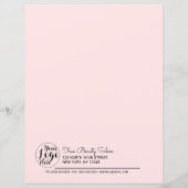Pink Black Border Script Logo Lay Client Record (Rückseite)