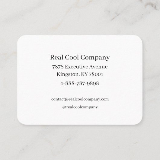 Pink & Black Bow Monogram Visitenkarte (Rückseite)