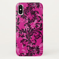 Pink, Black Case Mate Selten Es iPhone X Fall