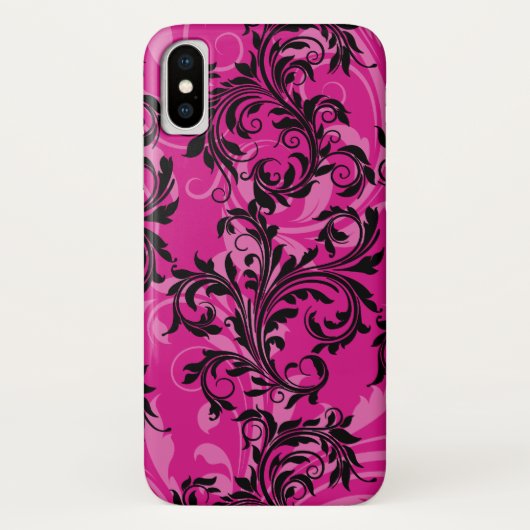 Pink, Black Case Mate Selten Es iPhone X Fall (Rückseite)