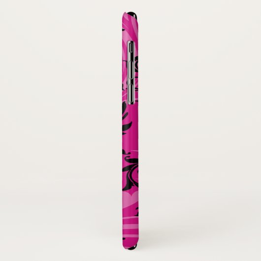 Pink, Black Case Mate Selten Es iPhone X Fall (Hinten/Links)