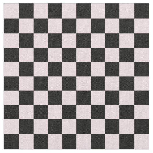 Pink & Black Checkerboard Stoff (Nahaufnahme)