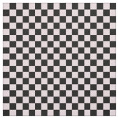 Pink & Black Checkerboard Stoff (Muster)