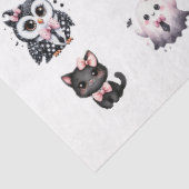 Pink Black Coquette Halloween Bilder Kunstgewerbe Seidenpapier (Ausschnitt)