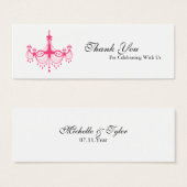 Pink & Black Cronier Gefallen Tag (Vorne & Hinten)