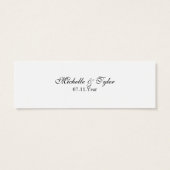 Pink & Black Cronier Gefallen Tag (Rückseite)