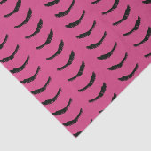 Pink Black Eyelashes Glam Birthday Seidenpapier (Ausschnitt)
