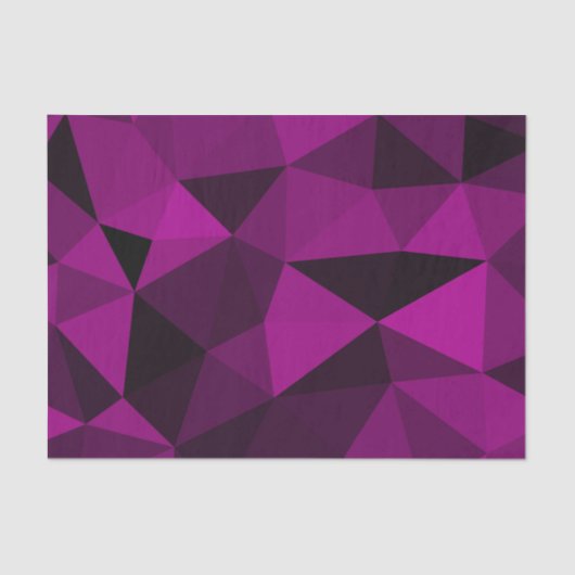 Pink black geometric mesh pattern seidenpapier (Vorderseite)