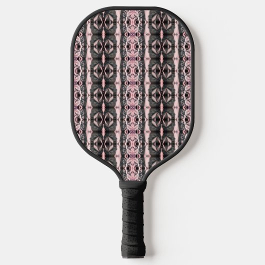 Pink Black Imitate Kupfer Metallic Pickleball Padd Schläger (Vorderseite)