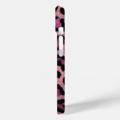 Pink Black Leopard Case-Mate iPhone Hülle (Rückseite / Links)