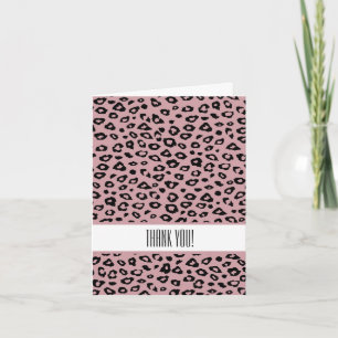 Pink Black Leopard Print Danke
