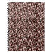 Pink Black Leopard Print Notizblock (Vorderseite)