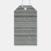 Pink & Black Modern Glam Floral Chic Gefallen Geschenkanhänger (Rückseite)