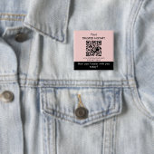Pink Black Notary Branding with QR Code Button (Beispiel)