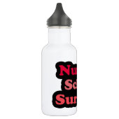 Pink Black Nursing School Survivor Trinkflasche (Links)