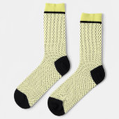 Pink Black Polak Dot Socken (Linkes Detail)