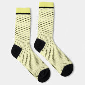 Pink Black Polak Dot Socken (Rechts)