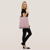 Pink Black Polak Dot Tasche (Am Model)