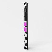 PINK BLACK POLKA DOT with BOW TEONE FALL Case-Mate iPhone Hülle (Hinten/Links)