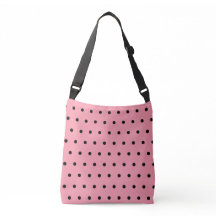 Pink Black Polka Dots