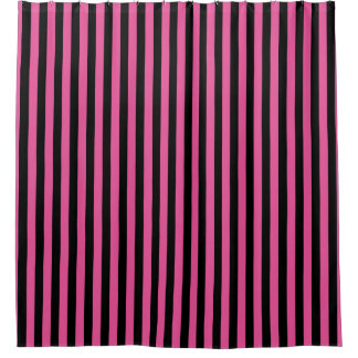 Pink Black Race Halloween Duschvorhang