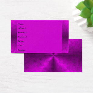 Pink Black Rainbow in Leatheroptik Business Cards
