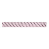 Pink & Black Stripes Gift Wrapping Satinband (Vorderseite)