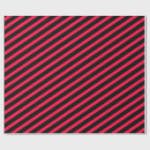pink-black stripes – pink-schwarz gestreift geschenkpapier (Flach)