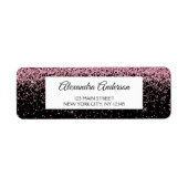 Pink Black Wedding Glitzer und Sparkle (Vorne)