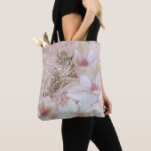 Pink Bläserleopard Muster Fashion Tasche (Von Nahem)