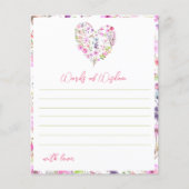 Pink Bläserner Herzkinder in Blütenberatung (Vorderseite)