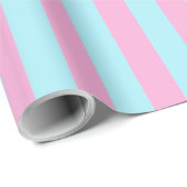 Pink Blau Geschlecht Enthüllungsfeier Geschenk Geschenkpapier (Rolleneckpunkt)