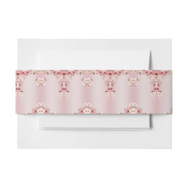 Pink-blau-grüne Glitzern Hochzeiten von Sets Einladungsbanderole