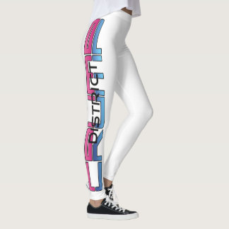PINK/BLAU - WEISSE LEGGINGS