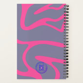 Pink Bliss: Personalisiertes MuttertagsNotebook Notizblock (Rückseite)