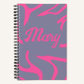 Pink Bliss: Personalisiertes MuttertagsNotebook Notizblock (Vorderseite)