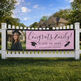 PINK & BLK 2026 | Abschlussbanner mit Foto Banner