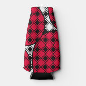 Pink Blob Harlequin Flaschenkühler (Vorderseite)