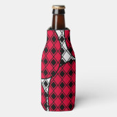 Pink Blob Harlequin Flaschenkühler (Flaschenvorderseite)