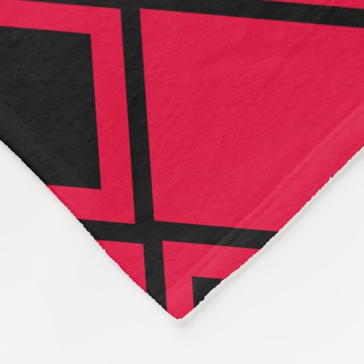 Pink Blob Harlequin Fleecedecke (Ecke)