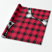 Pink Blob Harlequin Geschenkpapier (Ungerollt)