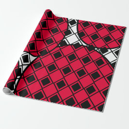 Pink Blob Harlequin Geschenkpapier